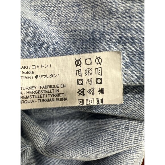 ZARA Women's Size 2 Light Blue Denim Distressed Raw Hem Jeans - Picture 14 of 16